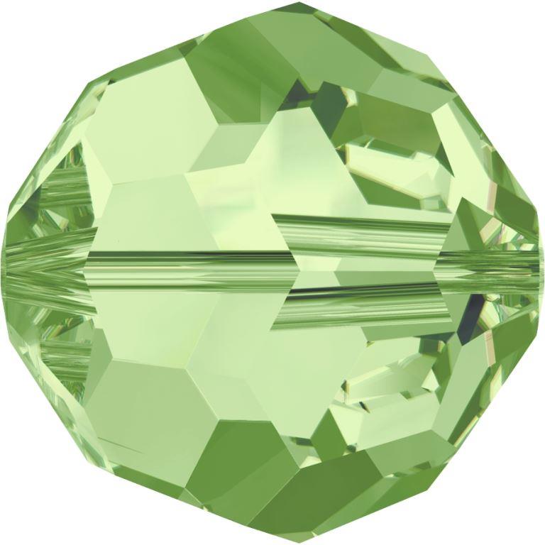 Serinity Crystal Round (5000) Beads Peridot