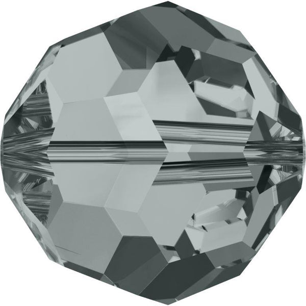 Serinity Crystal Round (5000) Beads Black Diamond