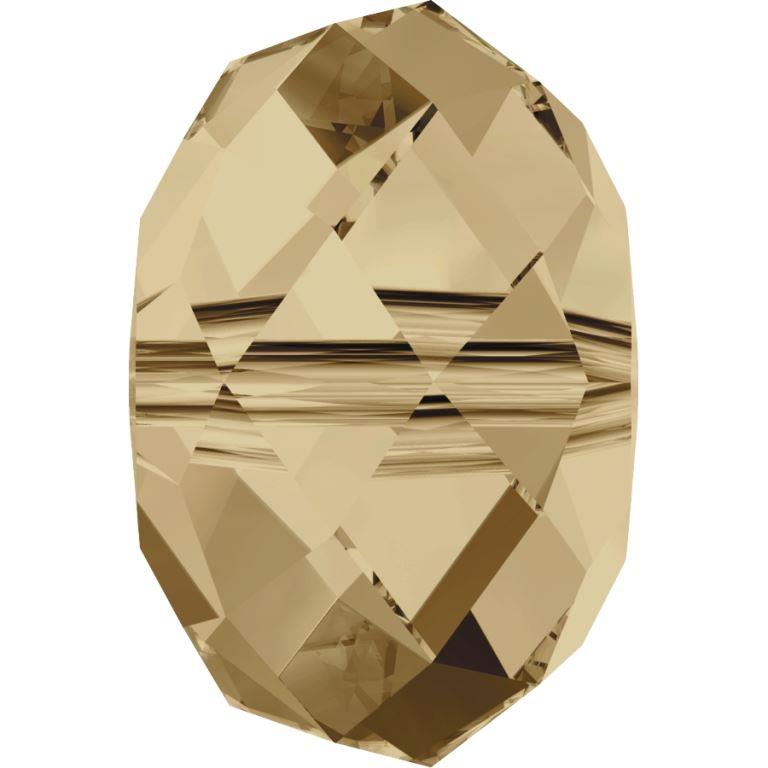 Serinity Crystal Briolette (5040) Beads Crystal Golden Shadow