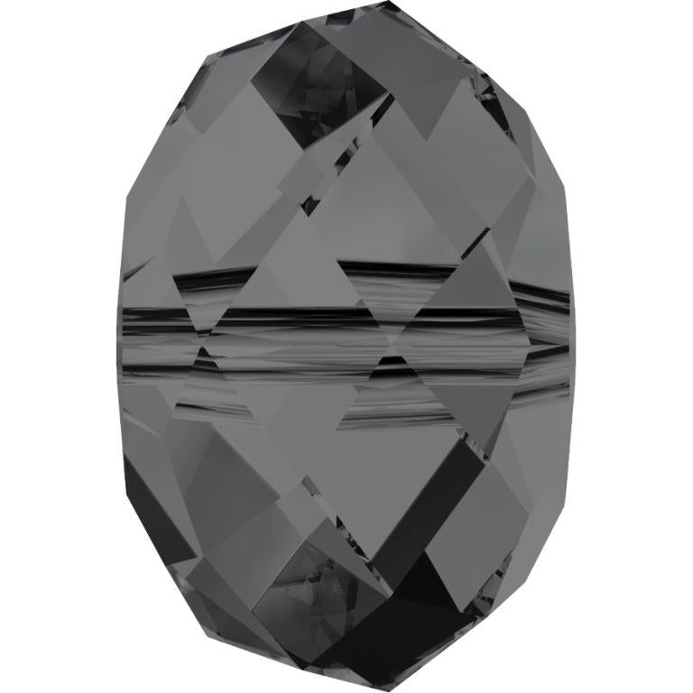 Serinity Crystal Briolette (5040) Beads Crystal Silver Night