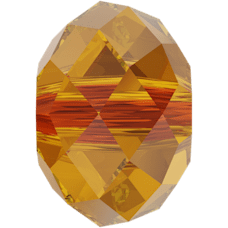 Serinity Crystal Briolette (5040) Beads Topaz