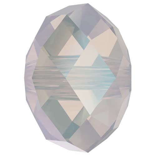 Serinity Crystal Briolette (5040) Beads White Opal Shimmer 2X
