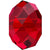 Serinity Crystal Briolette (5040) Beads Scarlet