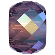 Serinity Crystal Briolette XXL Hole (5043) Beads Amethyst Shimmer 2X