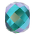Serinity Crystal Briolette XXL Hole (5043) Beads Emerald Shimmer 2X
