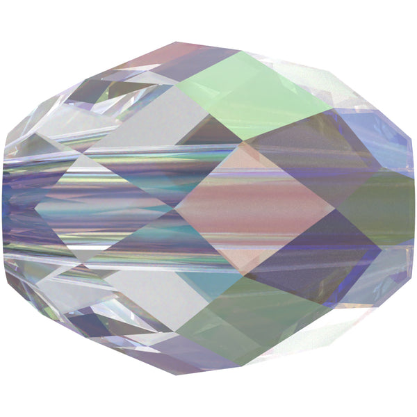Serinity Crystal Olive Briolette (5044) Beads Crystal AB
