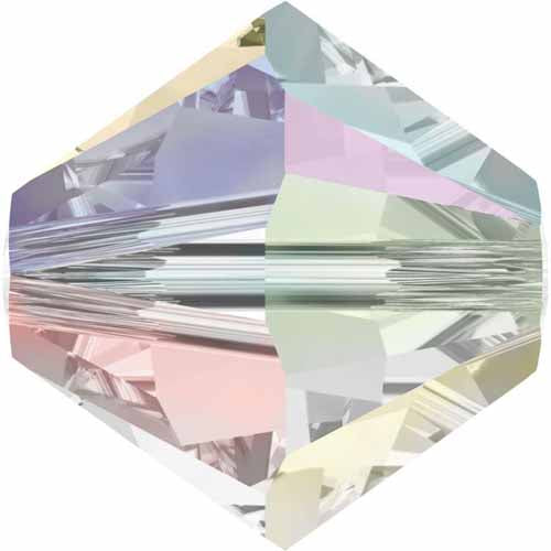 Serinity Crystal Bicone (5328) Beads Crystal AB 2X