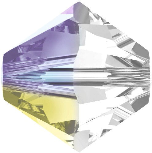 Serinity Crystal Bicone (5328) Beads Crystal Shimmer