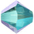 Serinity Crystal Bicone (5328) Beads Aquamarine Shimmer 2X