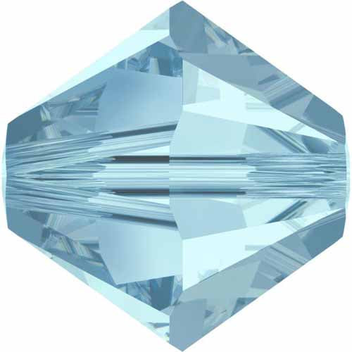 Serinity Crystal Bicone (5328) Beads Aquamarine