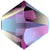 Serinity Crystal Bicone (5328) Beads Amethyst Shimmer 2X