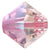 Serinity Crystal Bicone (5328) Beads Light Rose Shimmer