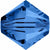 Serinity Crystal Bicone (5328) Beads Capri Blue