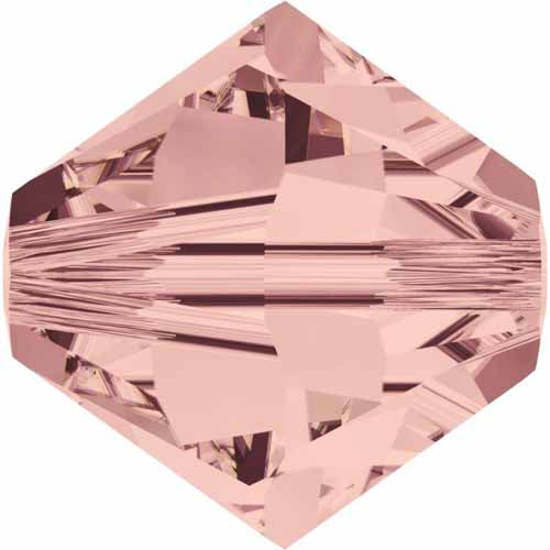 Serinity Crystal Bicone (5328) Beads Blush Rose