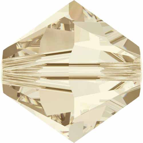 Serinity Crystal Bicone (5328) Beads Light Silk