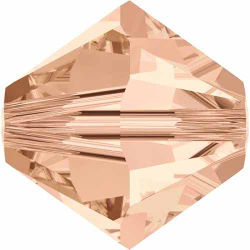 Serinity Crystal Bicone (5328) Beads Light Peach