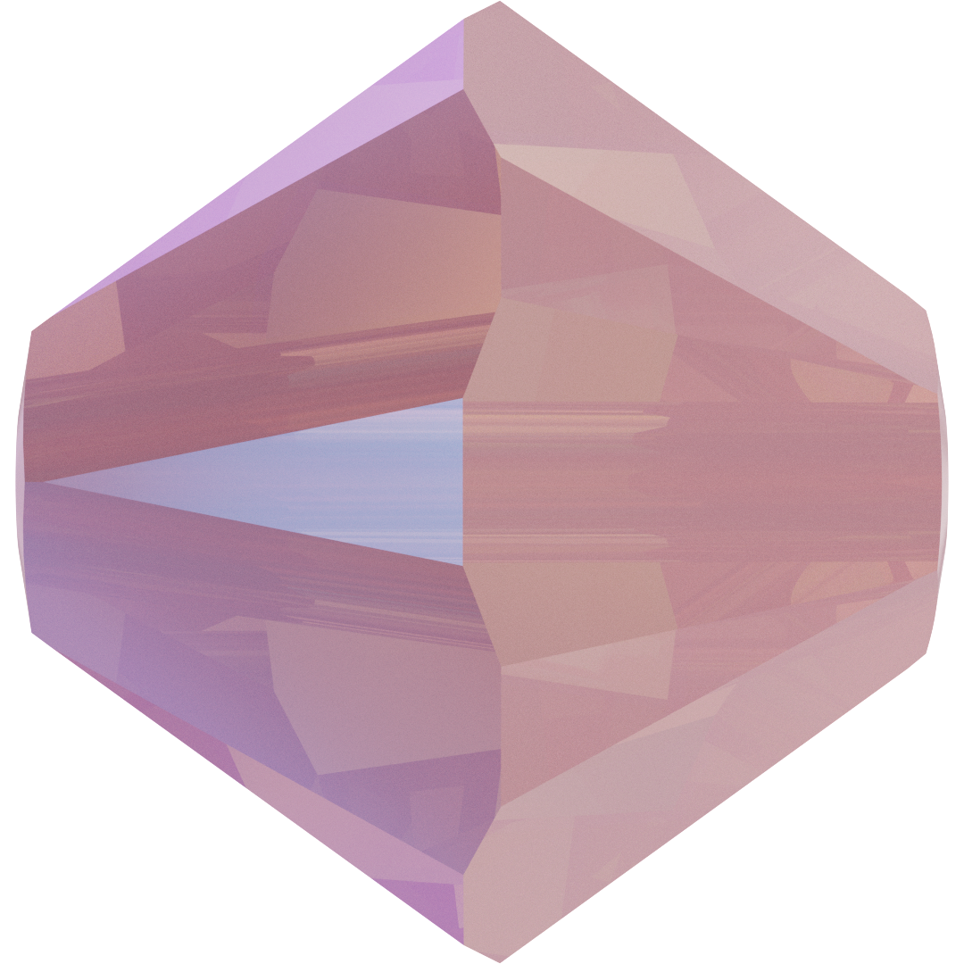Serinity Crystal Bicone (5328) Beads Rose Water Opal Shimmer