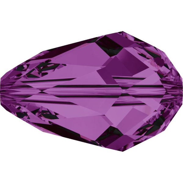 Serinity Crystal Drop (5500) Beads Amethyst