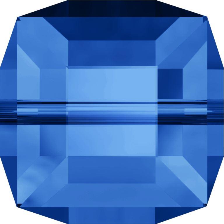 Serinity Crystal Cube (5601) Beads Sapphire