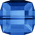 Serinity Crystal Cube (5601) Beads Sapphire