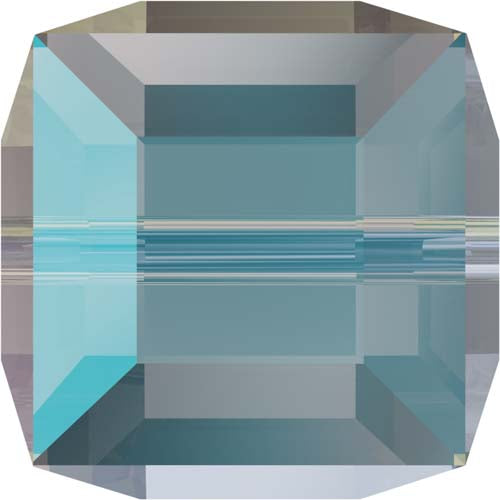 Serinity Crystal Cube (5601) Beads Light Sapphire Shimmer B