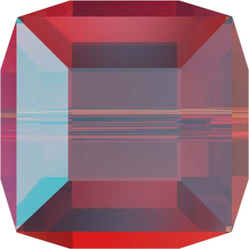 Serinity Crystal Cube (5601) Beads Light Siam Shimmer B