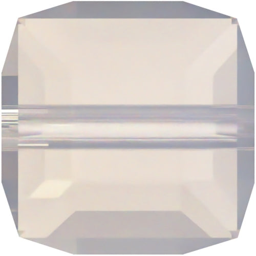 Serinity Crystal Cube (5601) Beads White Opal