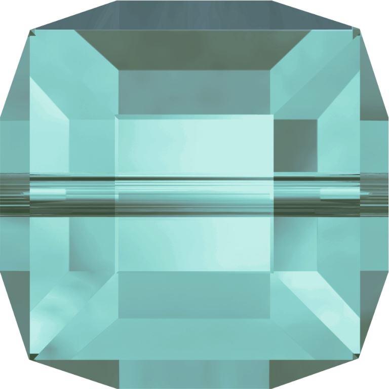 Serinity Crystal Cube (5601) Beads Light Turquoise