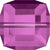 Serinity Crystal Cube (5601) Beads Fuchsia