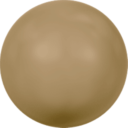 Serinity Pearls Round (5810) Crystal Antique Brass