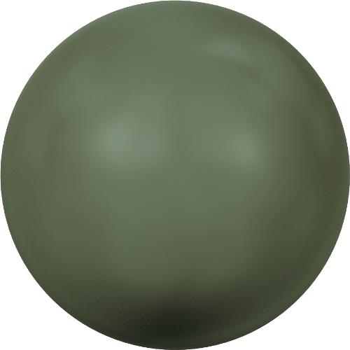 Serinity Pearls Round (5810) Crystal Dark Green