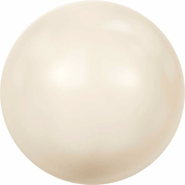 Serinity Pearls Round Half Drilled (5818) Crystal Cream