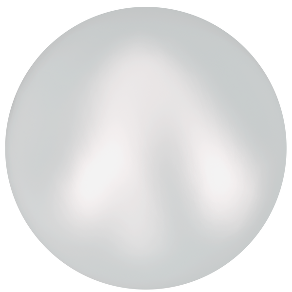 Serinity Pearls Round Half Drilled (5818) Crystal Iridescent Dove Grey