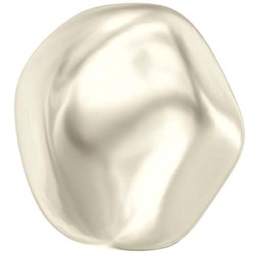 Serinity Pearls Baroque Round (5841) Crystal Cream