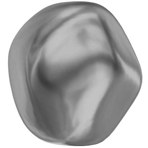 Serinity Pearls Baroque Round (5841) Crystal Dark Grey
