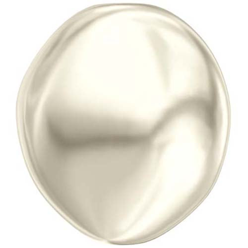 Serinity Pearls Baroque Coin (5842) Crystal Cream