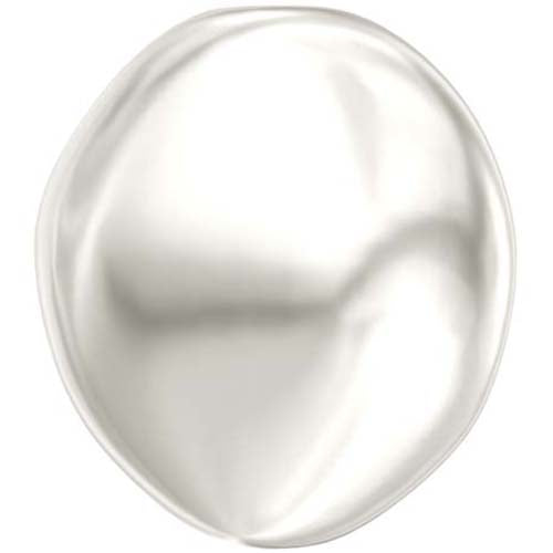 Serinity Pearls Baroque Coin (5842) Crystal White