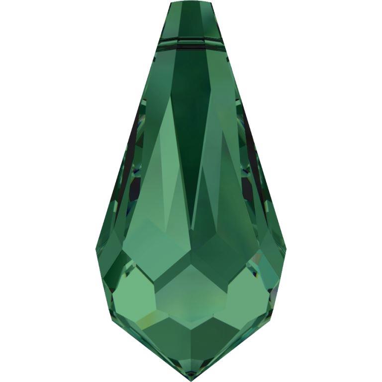 Serinity Crystal Pendants Teardrop (6000) Emerald