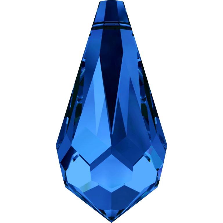 Serinity Crystal Pendants Teardrop (6000) Sapphire