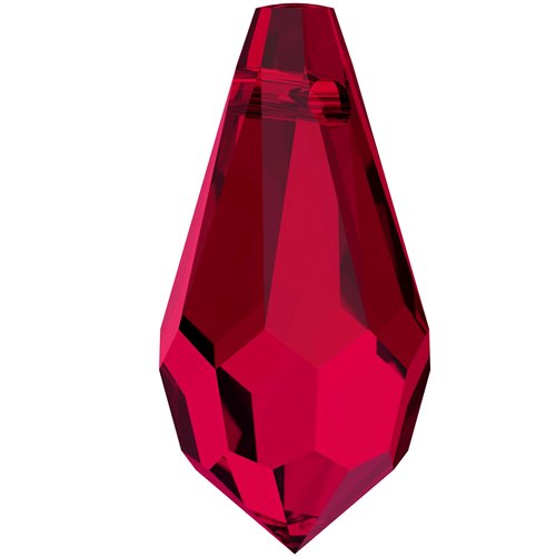 Serinity Crystal Pendants Teardrop (6000) Scarlet