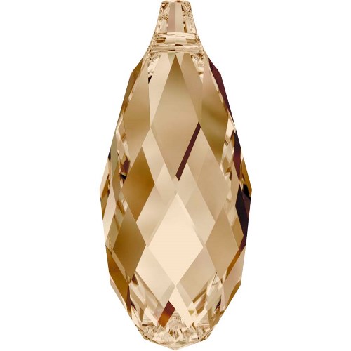 Serinity Crystal Pendants Briolette (6010) Crystal Golden Shadow