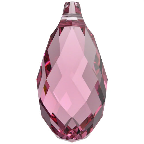 Serinity Crystal Pendants Briolette (6010) Rose