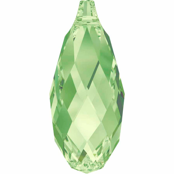 Serinity Crystal Pendants Briolette (6010) Peridot