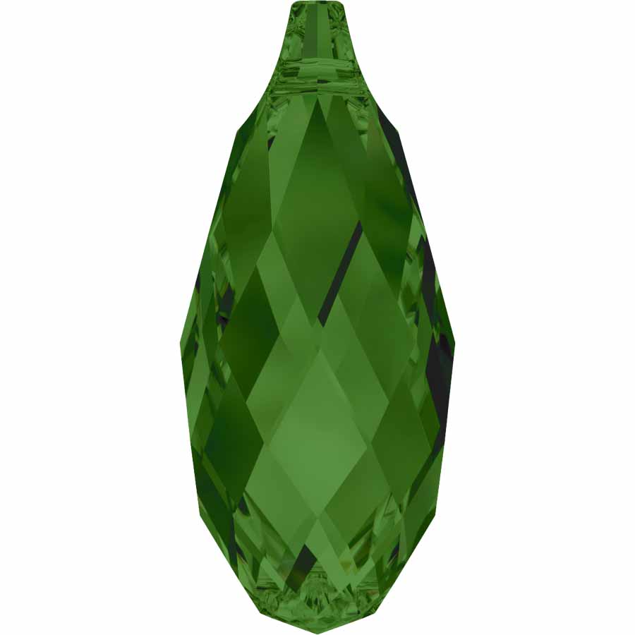 Serinity Crystal Pendants Briolette (6010) Fern Green