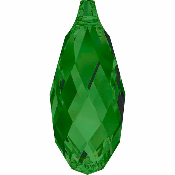 Serinity Crystal Pendants Briolette (6010) Fern Green