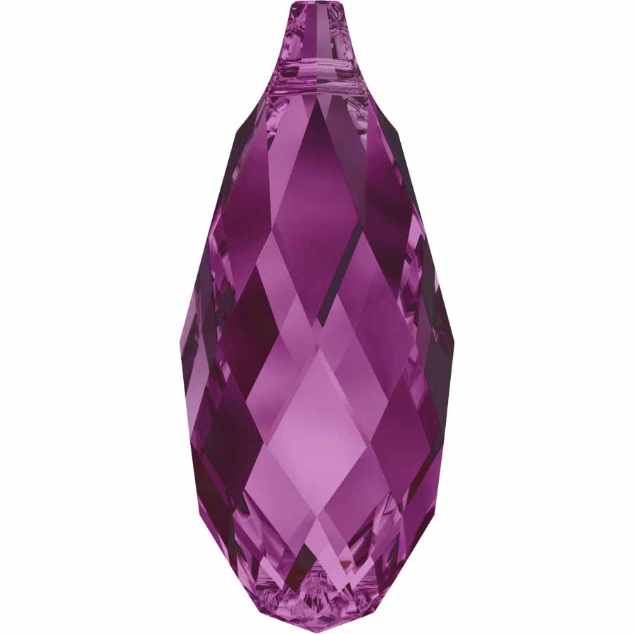 Serinity Crystal Pendants Briolette (6010) Fuchsia
