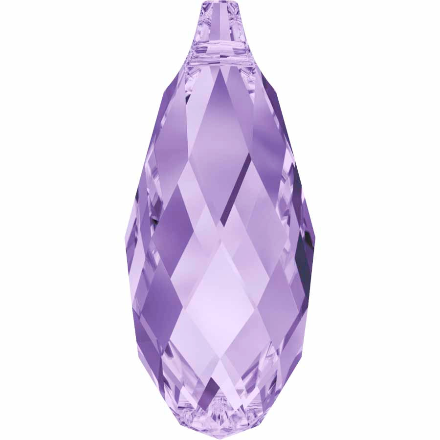 Serinity Crystal Pendants Briolette (6010) Tanzanite