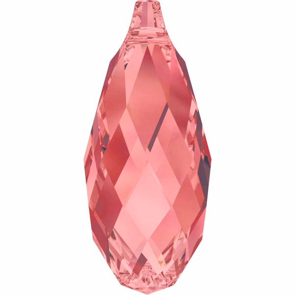 Serinity Crystal Pendants Briolette (6010) Padparadscha