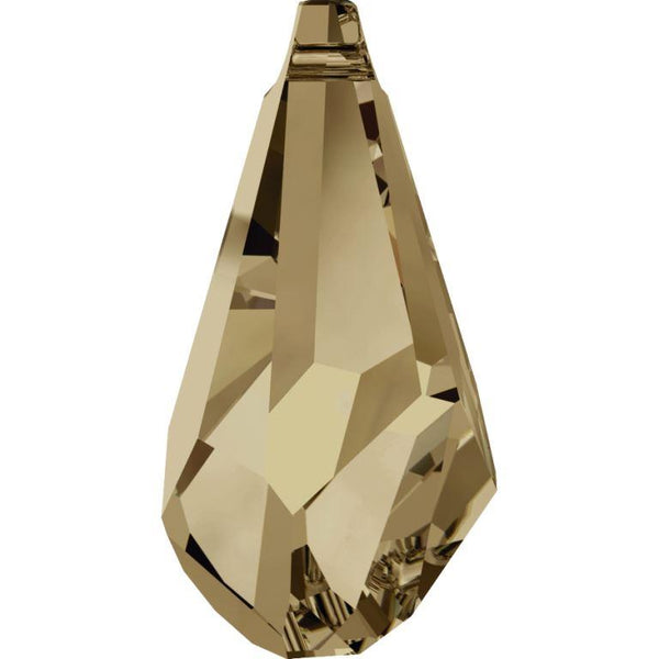 Serinity Crystal Pendants Polygon Drop (6015) Crystal Golden Shadow