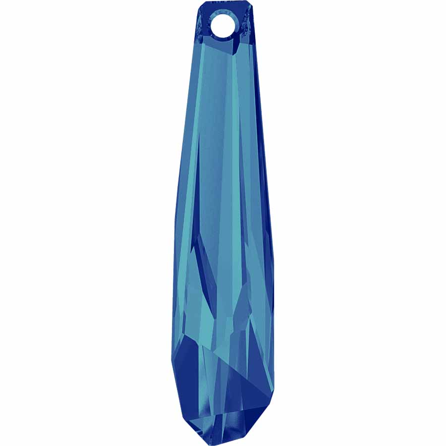 Serinity Crystal Pendants Crystalactite (6017/G) Crystal Bermuda Blue P